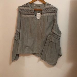 NWT Zara long sleeve blouse
